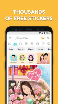 MomentCam Cartoons et Stickers