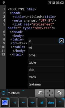 Télécharger Webmaster Lite (éditeur HTML) Outils pour Android Capture d'écran 2