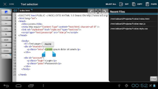 Télécharger Webmaster Lite (éditeur HTML) Outils pour Android Capture d'écran 3