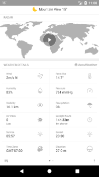 Télécharger Weather Mate (Weather M8) Météo pour Android Capture d'écran 4