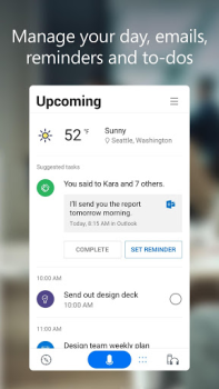 Télécharger Microsoft Cortana Travail pour Android Capture d'écran 2