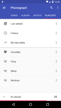 Télécharger Phonograph Music Player Musique et audio pour Android Capture d'écran 6