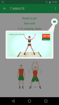 Télécharger 7 Minutes Workout Santé et forme physique pour Android Capture d'écran 4