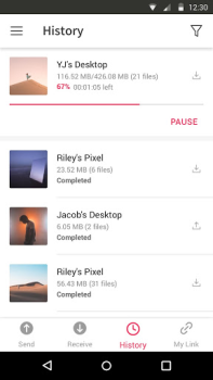 Télécharger Send Anywhere (File Transfer) Travail pour Android Capture d'écran 4
