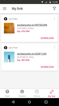Télécharger Send Anywhere (File Transfer) Travail pour Android Capture d'écran 5