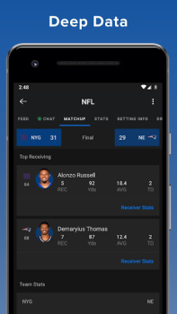 Télécharger theScore: Sports News & Scores Sport pour Android Capture d'écran 3