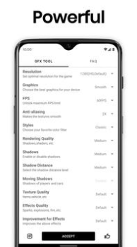 Télécharger GFX Tool: Launcher & Optimizer Outils pour Android Capture d'écran 2