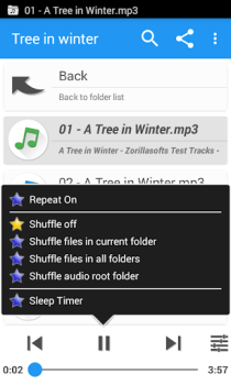 Télécharger Lecteur de dossiers audio Musique et audio pour Android Capture d'écran 2