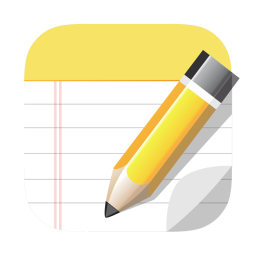 Logo Bloc-notes, notes