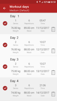 Télécharger Entraînement abdominaux A6W Santé et forme physique pour Android Capture d'écran 4