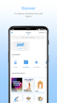 Télécharger Inshorts - News in 60 words Actualités et magazines pour Android Capture d'écran 5