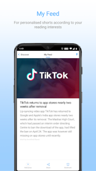 Télécharger Inshorts - News in 60 words Actualités et magazines pour Android Capture d'écran 6