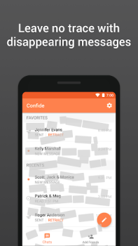 Télécharger Confide – Messagerie privée Communication pour Android Capture d'écran 3