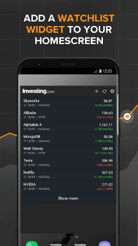 Télécharger Investing.com: Stock Market Finance pour Android Capture d'écran 7