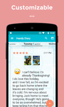 Télécharger Journal intime Mode de vie pour Android Capture d'écran 3