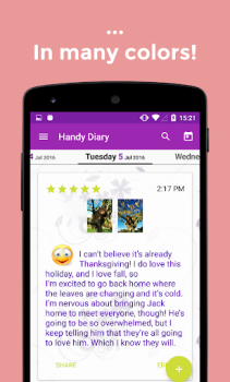 Télécharger Journal intime Mode de vie pour Android Capture d'écran 4