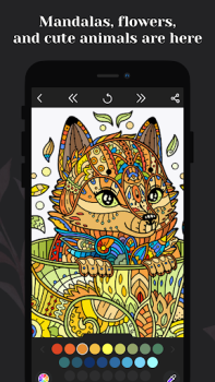 Télécharger Coloring pages: Mandala for me Occasionnel pour Android Capture d'écran 3