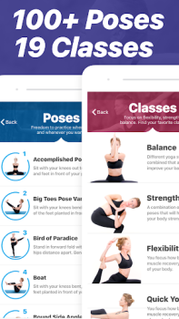 Télécharger Yoga – postures et classes Santé et forme physique pour Android Capture d'écran 2