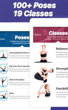 Télécharger Yoga – postures et classes Santé et forme physique pour Android Capture d'écran 7