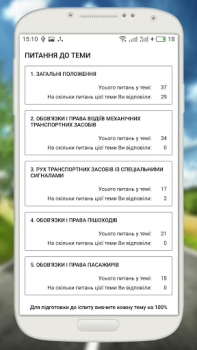 Télécharger Офiцiйнi Тести ПДР Éducation pour Android Capture d'écran 6