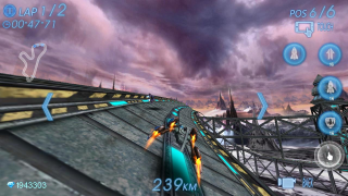 Télécharger Space Racing 3D Course pour Android Capture d'écran 2