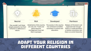 Télécharger Religion Inc. Dieu Simulator. Stratégies pour Android Capture d'écran 4