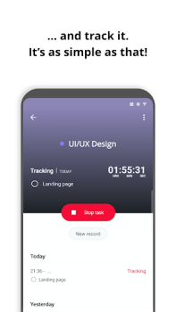 Télécharger Boosted Time Tracker Travail pour Android Capture d'écran 4