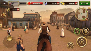 Télécharger Canonnier Ouest - West Gunner Action pour Android Capture d'écran 2