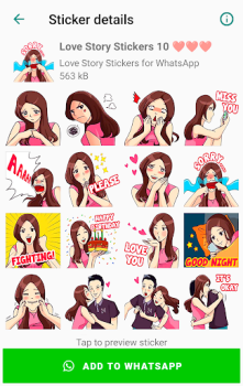 Télécharger Stickers d'amour pour WhatsApp Communication pour Android Capture d'écran 2