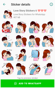 Télécharger Stickers d'amour pour WhatsApp Communication pour Android Capture d'écran 4
