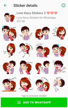Télécharger Stickers d'amour pour WhatsApp Communication pour Android Capture d'écran 5