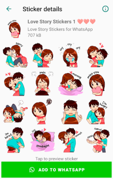 Télécharger Stickers d'amour pour WhatsApp Communication pour Android Capture d'écran 6