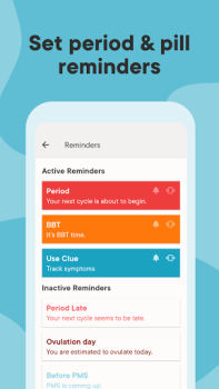 Télécharger Calendrier des règles Clue Santé et forme physique pour Android Capture d'écran 7