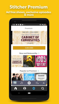 Télécharger Stitcher Radio Musique et audio pour Android Capture d'écran 3