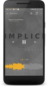 Télécharger Music Player Mezzo Musique et audio pour Android Capture d'écran 2