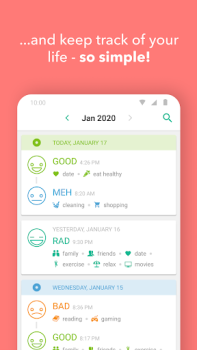Télécharger Daylio Journal: Journal intime Mode de vie pour Android Capture d'écran 4