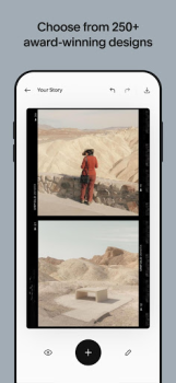 Télécharger Unfold : éditeur vidéo/photo Art et design pour Android Capture d'écran 3
