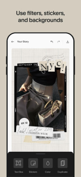 Télécharger Unfold : éditeur vidéo/photo Art et design pour Android Capture d'écran 7