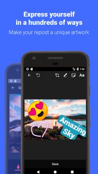 Télécharger Reposter pour Instagram: téléc Social pour Android Capture d'écran 2