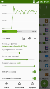 DVGet Менеджер закачек