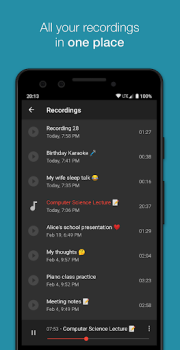 Télécharger Smart Voice Recorder Outils pour Android Capture d'écran 6