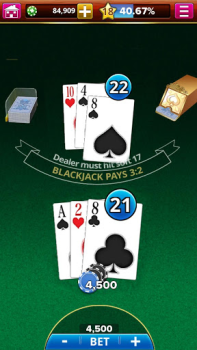 Télécharger BlackJack 21 Jeux de cartes pour Android Capture d'écran 3