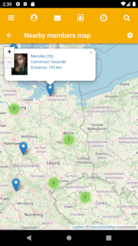 Télécharger KissesOfAfrica Flirter Rencontres pour Android Capture d'écran 3