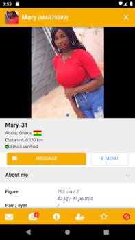 Télécharger KissesOfAfrica Flirter Rencontres pour Android Capture d'écran 4