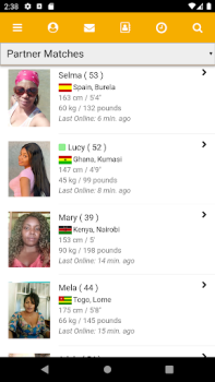 Télécharger KissesOfAfrica Flirter Rencontres pour Android Capture d'écran 7