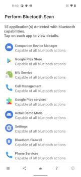 Bluetooth Firewall Trial