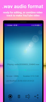 Télécharger Earbuds Voice Recorder Musique et audio pour Android Capture d'écran 3