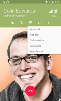 Télécharger Zoiper IAX SIP VOIP Softphone Communication pour Android Capture d'écran 3