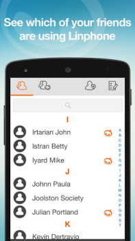 Télécharger Linphone Communication pour Android Capture d'écran 4