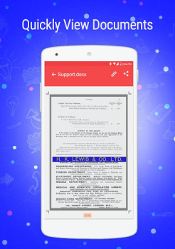 Télécharger Docx Viewer Travail pour Android Capture d'écran 5